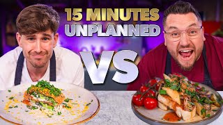 UNPLANNED 15 Minute Cooking Battle  Sorted Food [upl. by Ecnerwaled]