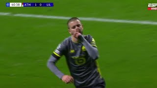 Edon Zhegrova Goal Atletico Madrid vs Lille 13 All Goals and Highlights [upl. by Marquet987]