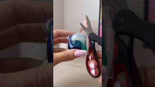 Cutting a pod for you 🤭 ASMR asmr detergent satisfying [upl. by Madlen]