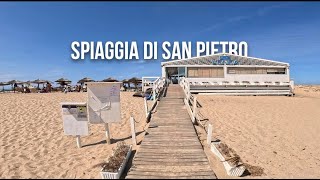 SPIAGGIA DI SAN PIETRO VALLEDORIA SARDEGNA [upl. by Stutman]