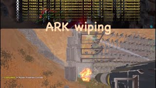 ark Meshing cave the desert and wiping cave modded 😈🔥 [upl. by Merla]