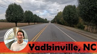 Yadkinville North Carolina  US601 from Hoots Road to Downtown Yadkinville [upl. by Elspeth]