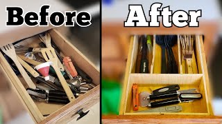 Cheap and Quick Drawer Organizer  Beginner Friendly [upl. by Shyamal330]