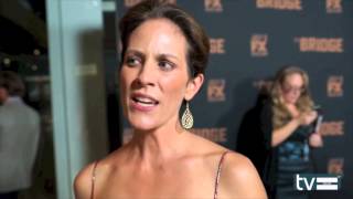 Annabeth Gish Interview  The Bridge FX Season 2 [upl. by Ennalyrehc]