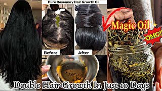 മുടി ഉള്ളോടെ തഴച്ചു വളരാൻ Rosemary Oil💯Affordable HairCare Routine For Faster HairGrowth haircare [upl. by Brackely]