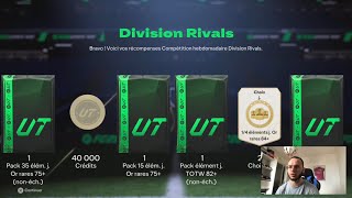 300K CRÉDIT DANS MES RÉCOMPENSES DIV RIVALS  Pack Opening EAFC25 [upl. by Esnohpla]