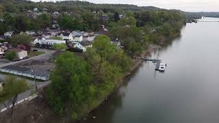 Monongahela river drone flying [upl. by Dagny]