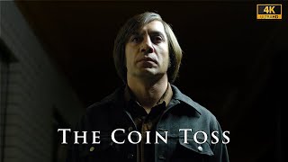 No Country For Old Men Quarter Coin Toss Scene  Ice Cold Killer [upl. by Dew]