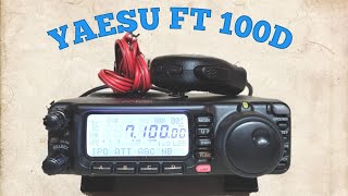 RADIO YAESU FT 100D [upl. by Adlesirhc]