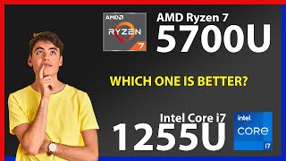 AMD Ryzen 7 5700U vs INTEL Core i7 1255U Technical Comparison [upl. by Alita]