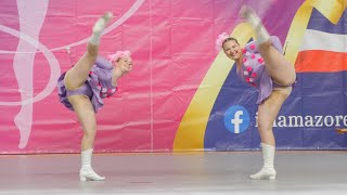 MAJORETTES Driady Uniejów DUO TRIO BATON   Kędzierzyn Koźle 2024 [upl. by Bertha250]