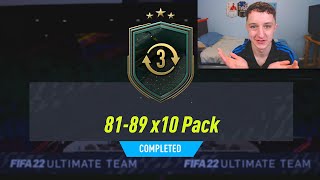 Is the 8189 x10 pack worth it 3 tokens  FIFA 22 [upl. by Eem861]