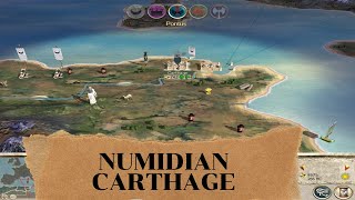 Numidian Carthage  Numidia 1  Rome Total War [upl. by Aihtniroc]