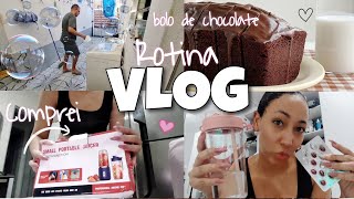 COMPREI UM LIQUIDIFICADOR PORTÁTIL PINTEI O CABELO DE PRETO VLOG DE ROTINA DE MÃE E DOBA DE CASA✨ [upl. by Dinnie]