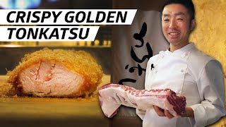 How Crispy Golden Fried Pork Is Made at Tokyos Tonkatsu Hinata — The Experts [upl. by Richards]