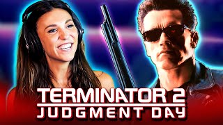 TERMINATOR 2 JUDGMENT DAY 1991 Movie Reaction w Coby FIRST TIME WATCHING [upl. by Attenaej30]