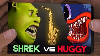 Huggy and Shrek Song Battle  Poppy Playtime Flipbook Animation [upl. by Pattison]