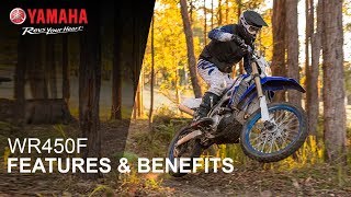 Yamaha WR450F Features amp Benefits [upl. by Hellene255]