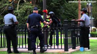 Watch activist remove Confederate flag at SC Capitol [upl. by Rustice]