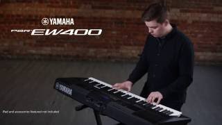 Introducing the Yamaha PSREW400 Performance Keyboard [upl. by Ehttam]