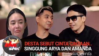 Kocak abis Saat desta Spill Arya saloka dengan amanda manopo Sebut Cinta cintaan [upl. by Collimore]