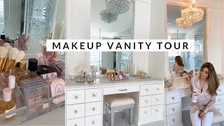 MAKEUP VANITY TOUR 💄💕Slmissglam [upl. by Luhey]