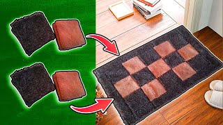 DIY Handmade door mat Patterns  Handmade door mats  Door mat designs [upl. by Wilton]