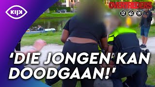 JONGEREN BESPUGEN POLITIE en MISHANDELEN HANDHAVING  Overtreders  KIJK Misdaad [upl. by Darcie]