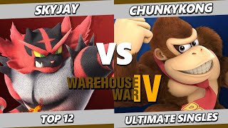 Warehouse War 4  Skyjay Incineroar Vs ChunkyKong Donkey Kong Smash Ultimate  SSBU [upl. by Araem]