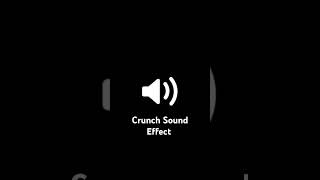 Crunch sound effect crunchy crunchyasmr soundeffect sounddesign creativeaudio [upl. by Anet]