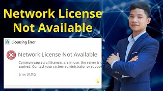 Khắc phục lỗi Network License Not Available error 85440 error 000 error 155700 khi cài REVIT [upl. by Inga]