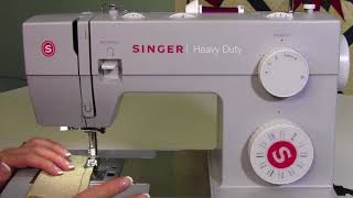 Singer Heavy Duty 4423 22 Overcast Stitch [upl. by Odo]