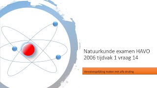 havo natuurkunde examen 2006 tijdvak 1 opgave 14 uitgelegd [upl. by Milano]