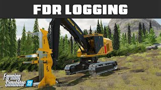 Why We Dont Have Live Heel Dangle Heel Knuckle Boom  FDR Logging 4  Farming Simulator 2022 [upl. by Nnylesor]