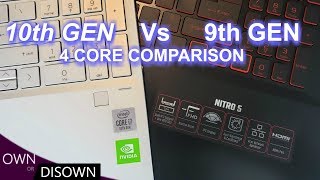 Intel i5 9300h Vs i7 10510u CPU Benchmark Comparison [upl. by Ocnarf]