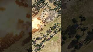 A10 Warthog drops a payload of Cluster bombs over Military targets DCS [upl. by Ashwell]