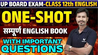 Class 12 English Important Questions  UP Board 12th English One Shot [upl. by Hteb]