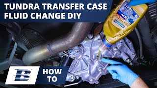 Toyota Tundra Transfer Case Fluid Change 20072021 XK50 [upl. by Cordy]