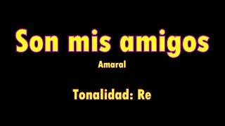 Son mis amigos Amaral Tutorial Guitarra y Ukelele [upl. by Aihseit]