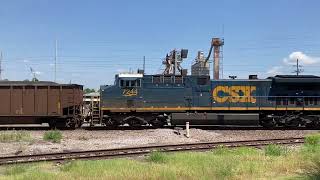 Coal train C015 goes through Cordele 8162024 1226 PM [upl. by Civ]