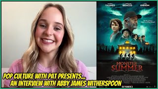 Abby James Witherspoon On Playing Sammy in MONSTER SUMMER working with Mason Thames David Henrie [upl. by Ardnat351]