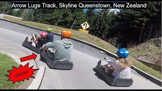 The Best Tourist Attraction in New Zealand Arrow Luge Track Queenstown [upl. by Lawton]