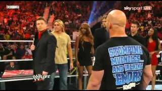 The Miz Interrupts Stone Cold 4411 [upl. by Ecertap]