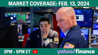 Stock market today Inflation data spooks markets as Dow closes down 500 points  February 13 2024 [upl. by Stringer]