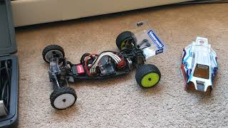 Yokomo YZ2 DTM3 with Hobbyking electronics for 175 stock spec class racing [upl. by Cis]