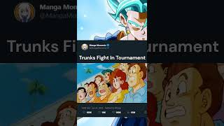 Trunks Fight In Tournament vegeta goku youtubeshorts animecharacter anime dbz dragonballz [upl. by Jenny]