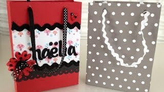 DIY   Comment fabriquer un sac cadeau [upl. by Aitas569]