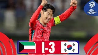 Three goals to stay on 1  Kuwait  Korea Republic  Highlights AsianQualifiers  Road To 26 [upl. by Chenee686]