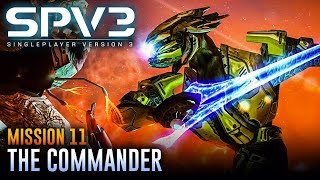 Halo CE SPV32  Walkthrough  Mission 11 THE COMMANDER [upl. by Galatea]