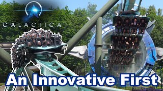 Galactica Review  BampM’s First Flying Coaster  Alton Towers [upl. by Seravat]